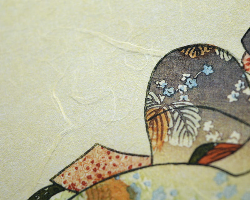Unryu, 55g (Washi mit wolkigen Kozofasern)  6