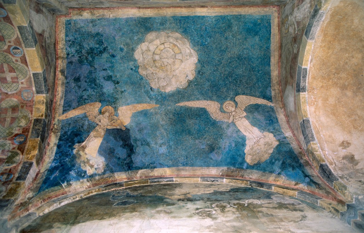 Engelfresko im Vestibül von Unknown