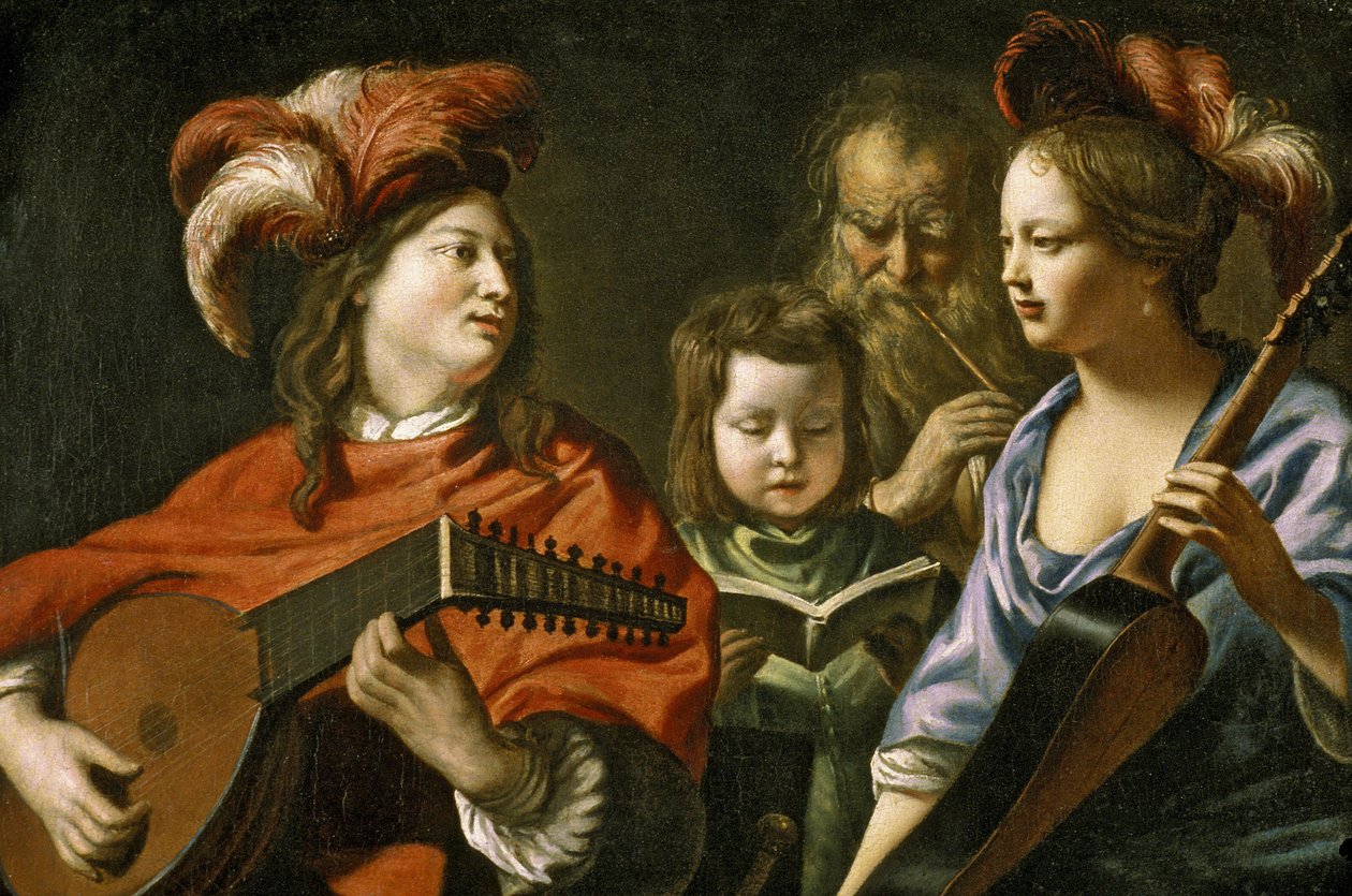 Picardie 086 - Laon - Museum - „Das Konzert“ von Mathieu Le Nain (1607-1667) von Unknown