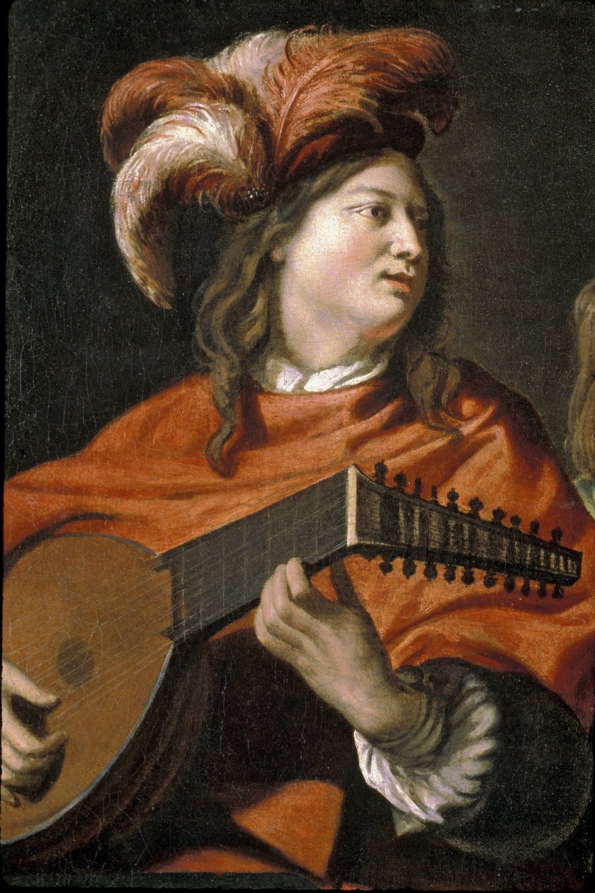 Picardie 087 - Laon - Museum - „Das Konzert“ (Detail) von Mathieu Le Nain (1607-1667) von Unknown