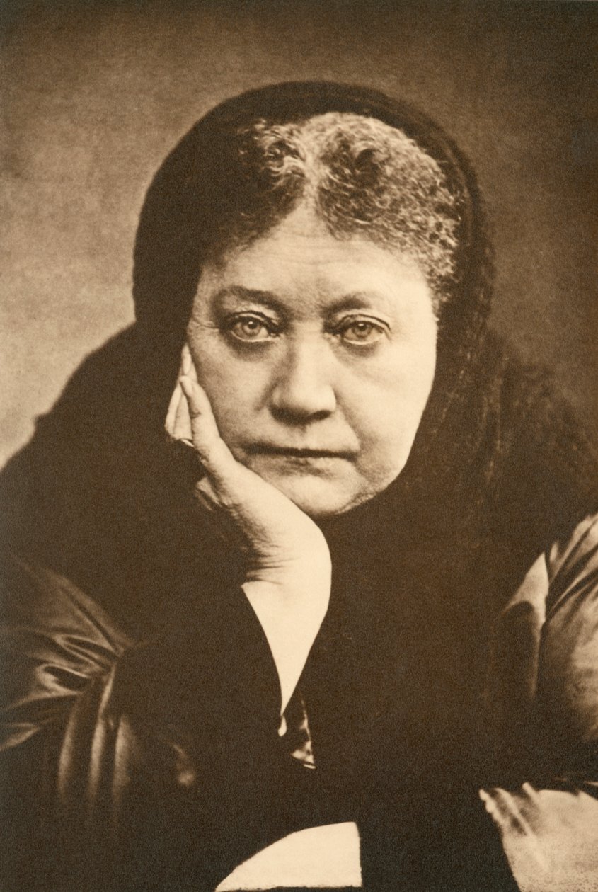 Porträt von Helena Blavatsky, um 1880 von Unknown