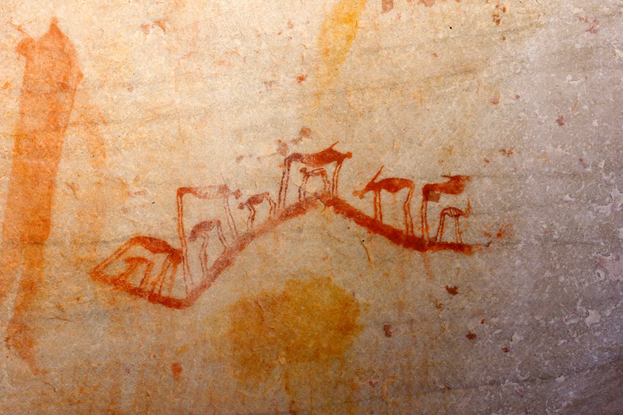 San-Felskunst von Unknown