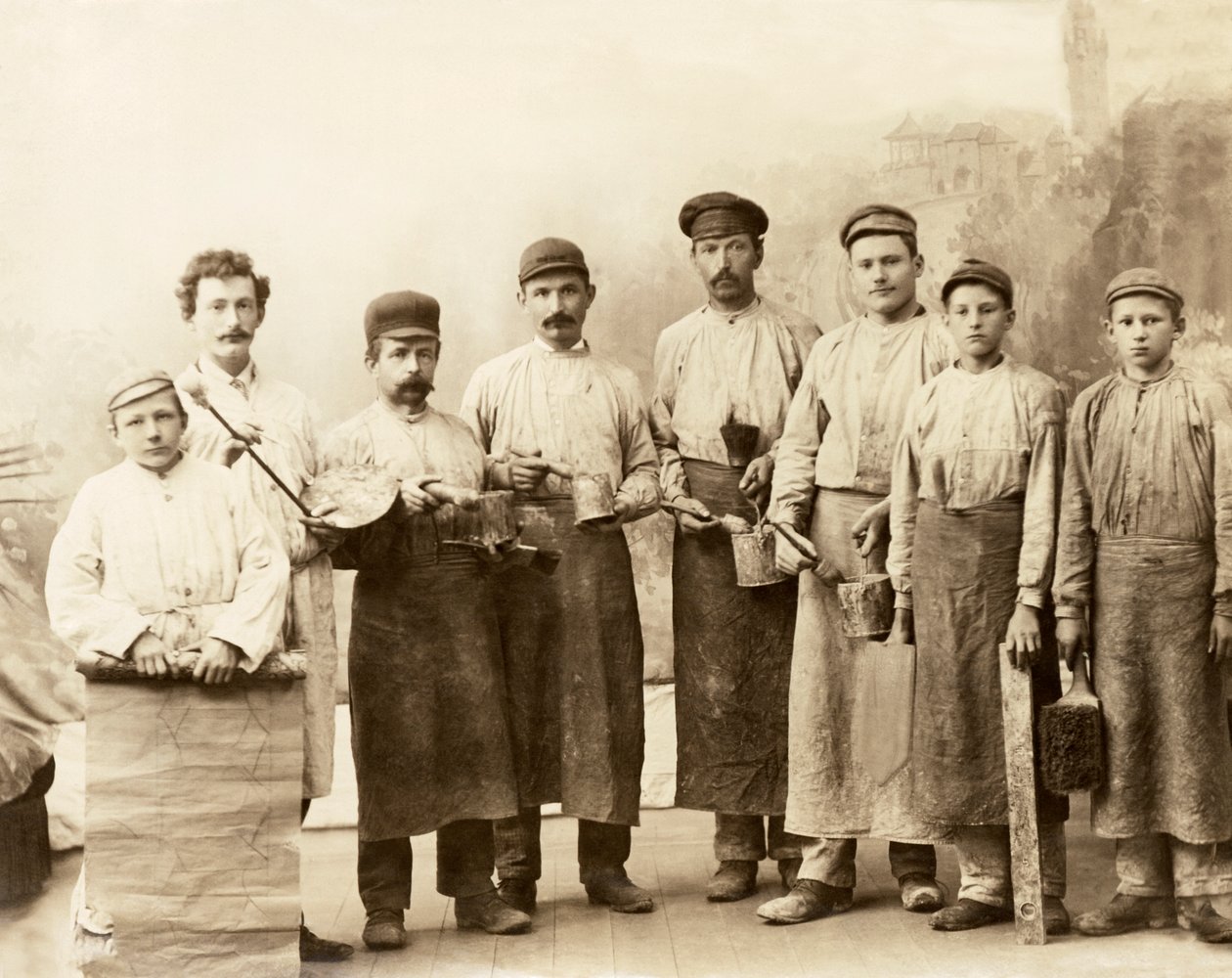 Tapetenhänger, 1880 von Unknown