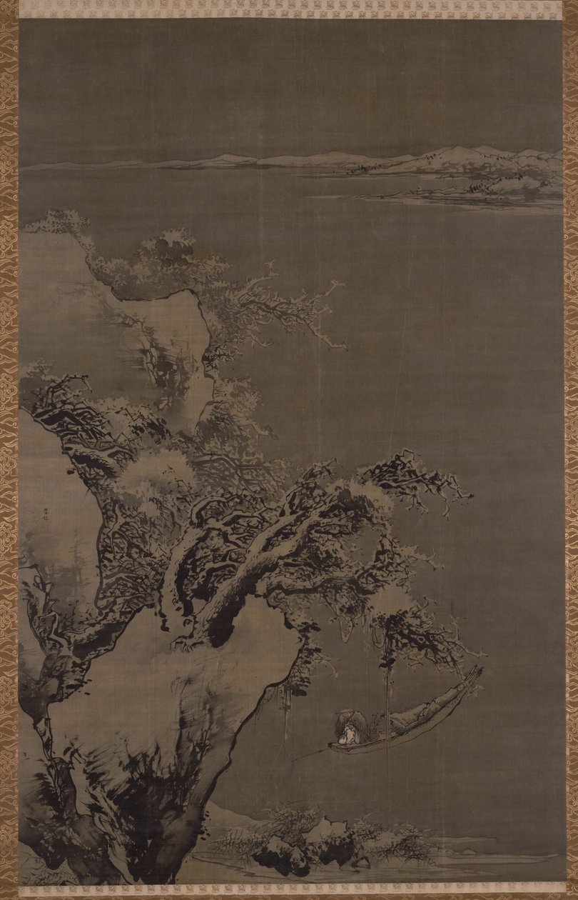 Duan Zhus Gemälde, allein fischen in kalten Gewässern von 东京国立博物馆