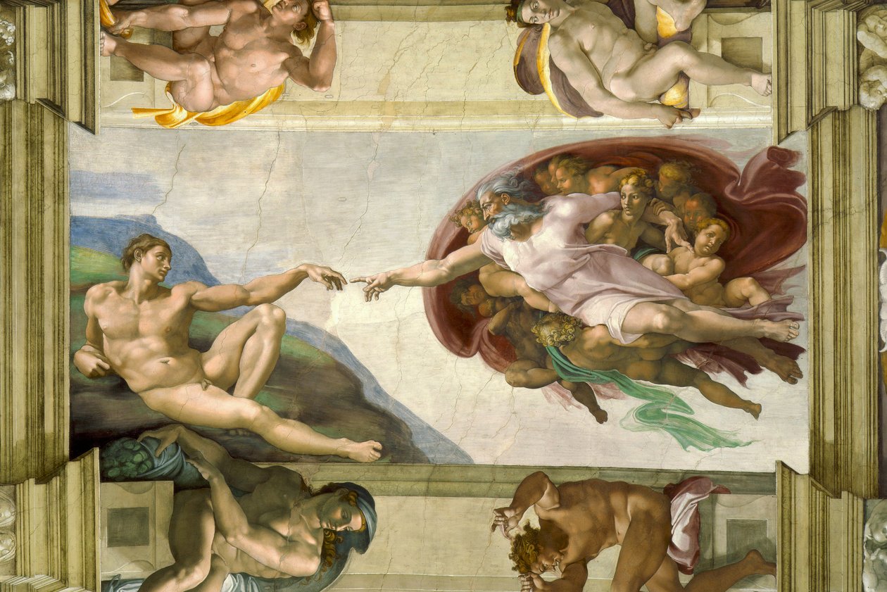 Die Erschaffung Adams von Michelangelo Buonarroti