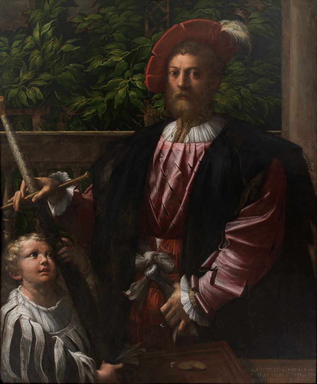 Porträt von Lorenzo Cybo von Parmigianino