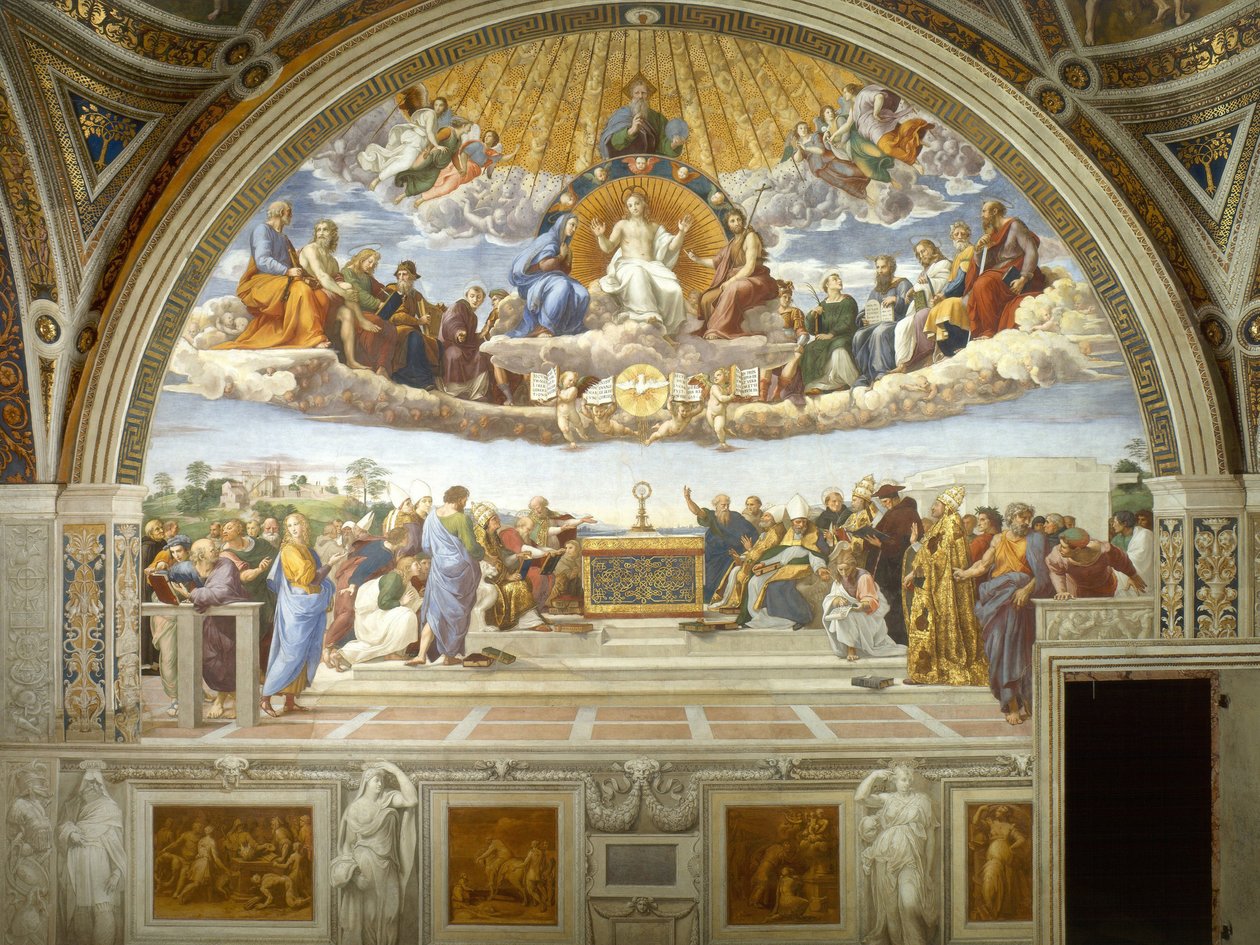 Disputa del Sacramento von Raffaello Sanzio Raphael