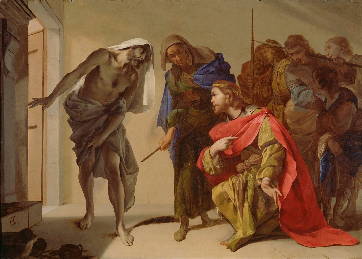 Der Schatten Samuels von Saul beschworen von Saul