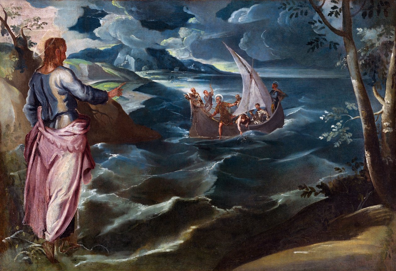 Christus am See Genezareth von Tintoretto
