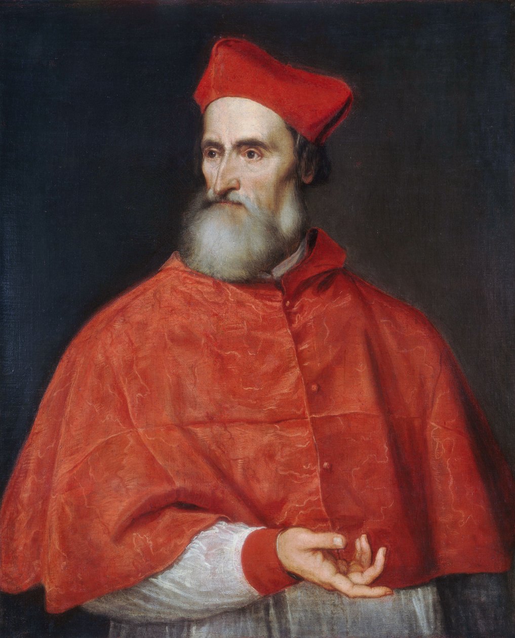 Porträt von Pietro Bembo, Kardinal von Tiziano Vecelli