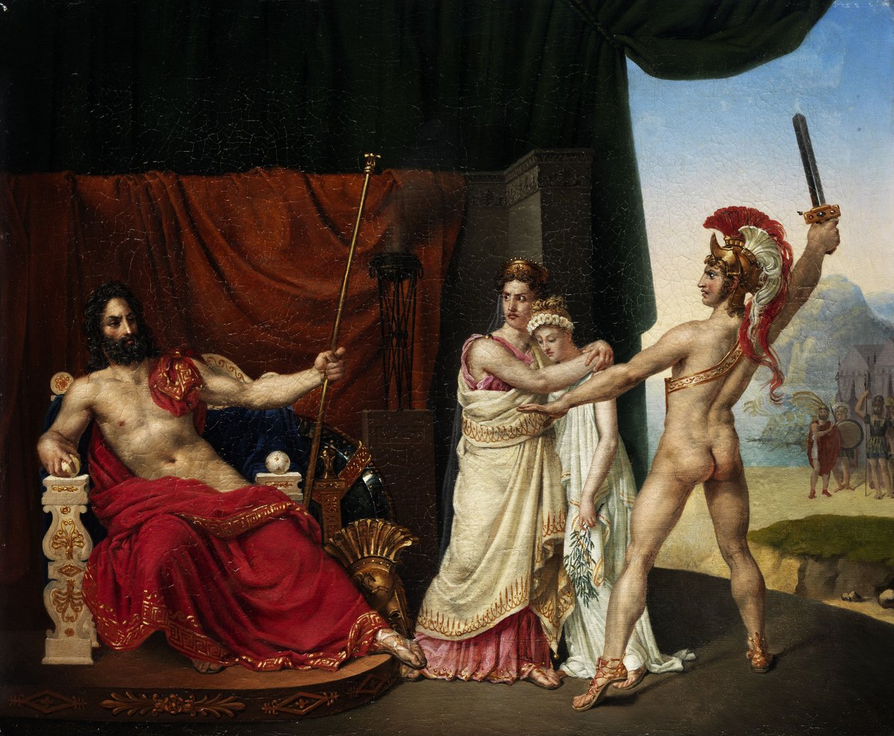 Abschied des Aeneas von Dido von Unknown