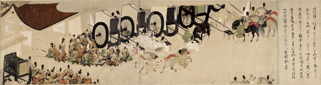 Heiji Monogatari Emaki (Rokuhara-Rolle) von Unknown