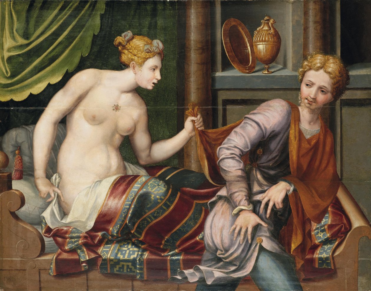 Joseph und die Frau des Potiphar von Unknown