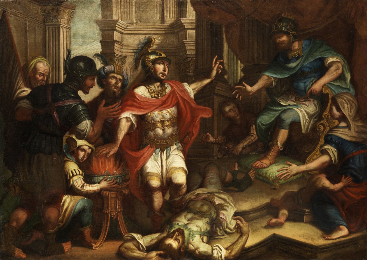 Scaevola legt die Hand ins Feuer von Unknown