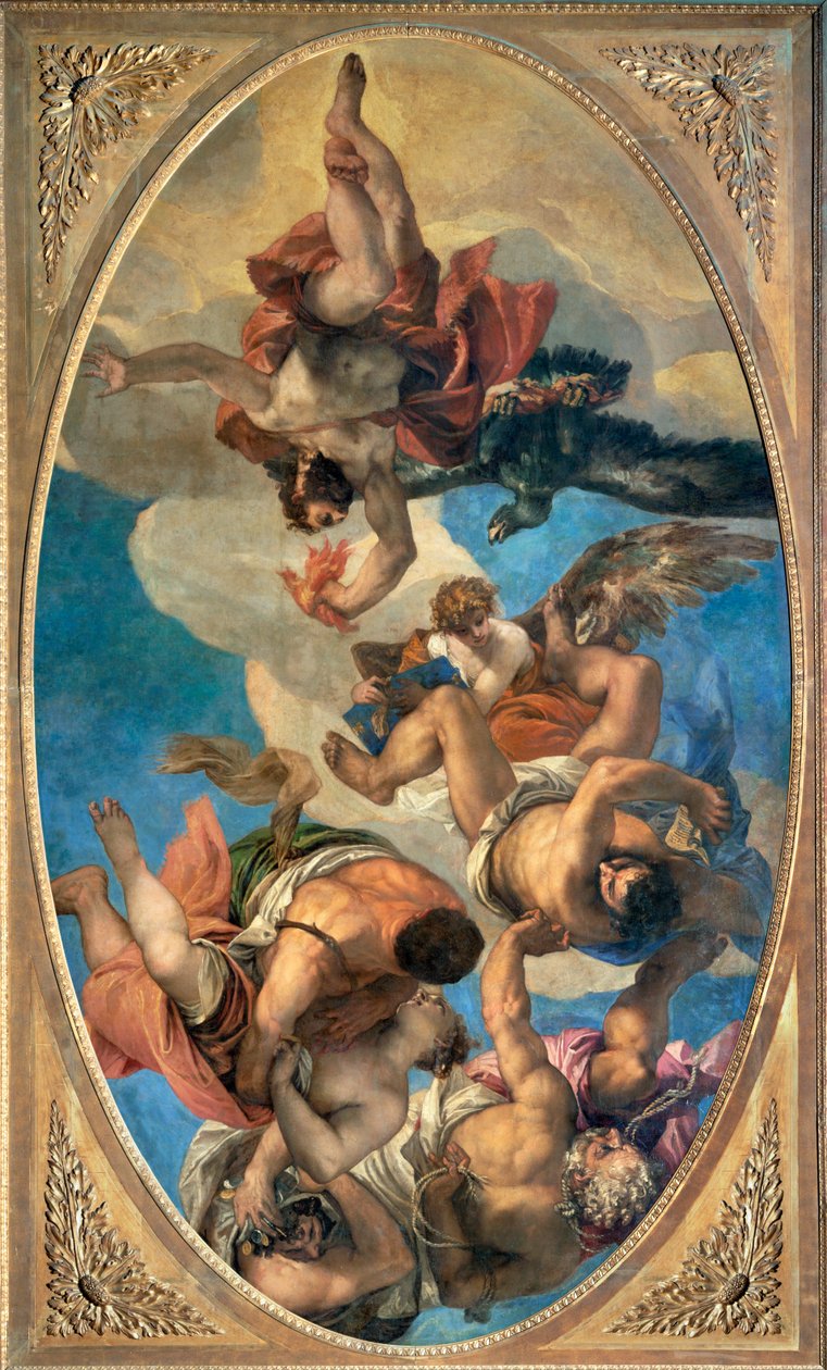 Jupiter bestraft die Laster von (1528 88) Veronese