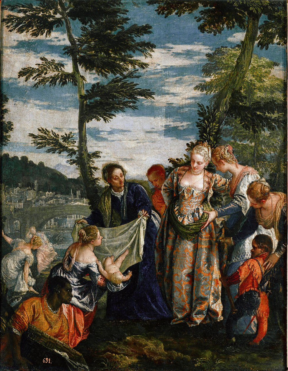 Die Auffindung des Moses von Veronese