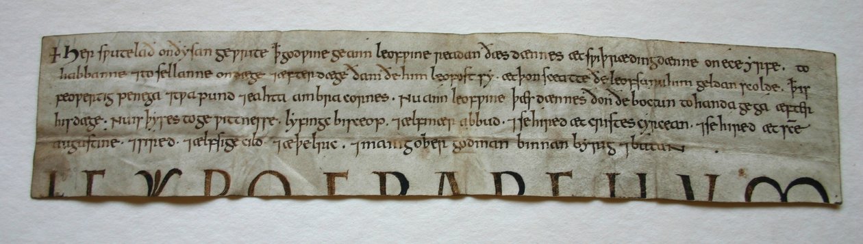 Godwine-Urkunde von (after) English School