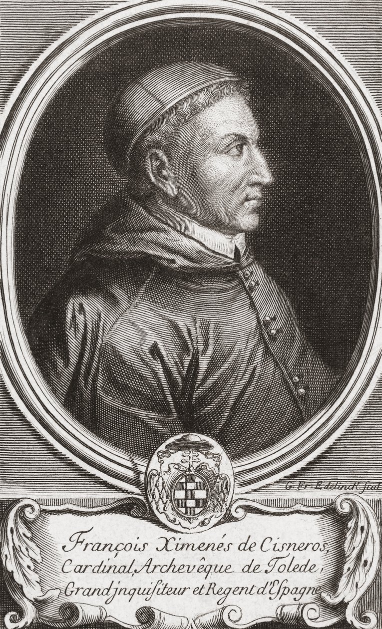 Francisco Jiménez de Cisneros. Porträt von (after) French School