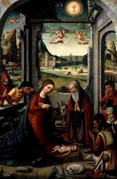 Geburt Christi von (attr. to) Master of Jativa
