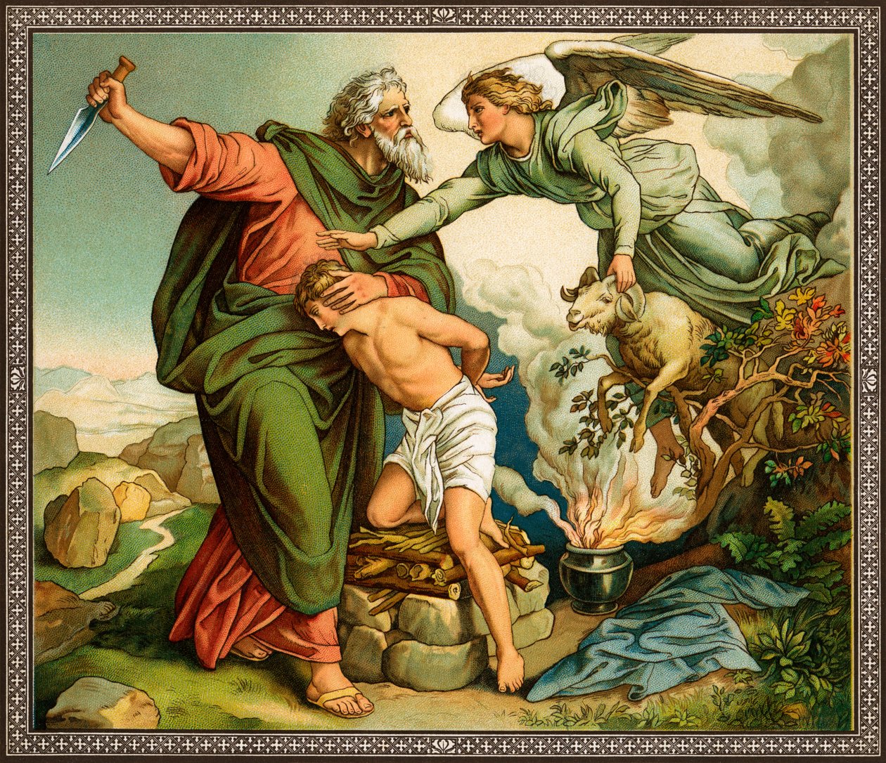 Abrahams Glaube an Gott - Bibel von Unknown