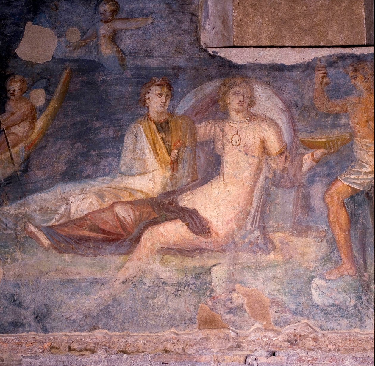 Detail eines Freskos von Unknown