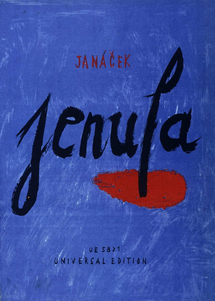 Titelseite von Jenufa von Leos Janacek von Unknown