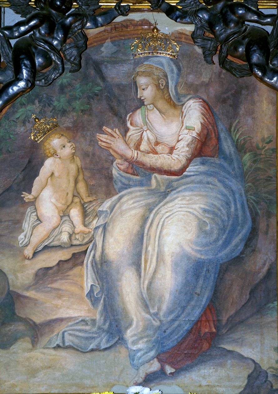 Innenraum der Madonna della Ghiara, Reggio Emilia, Emilia-Romagna, Italien von Unknown