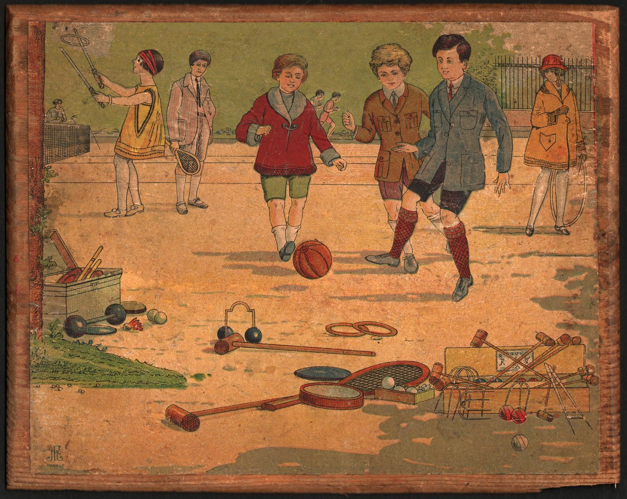 Spiele im Garten von Unknown