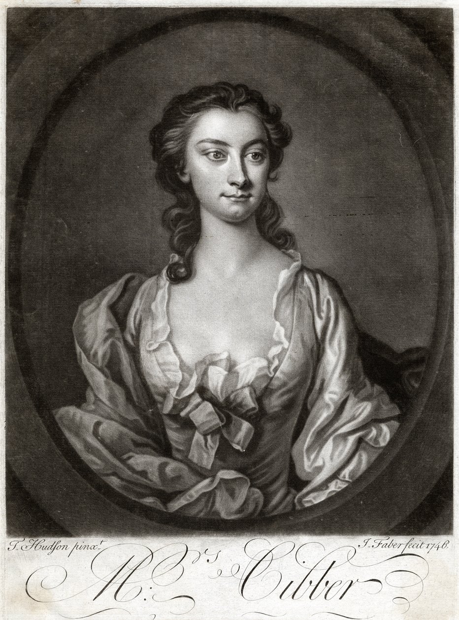 Frau Cibber (Susanna Maria), 1746 von Unknown