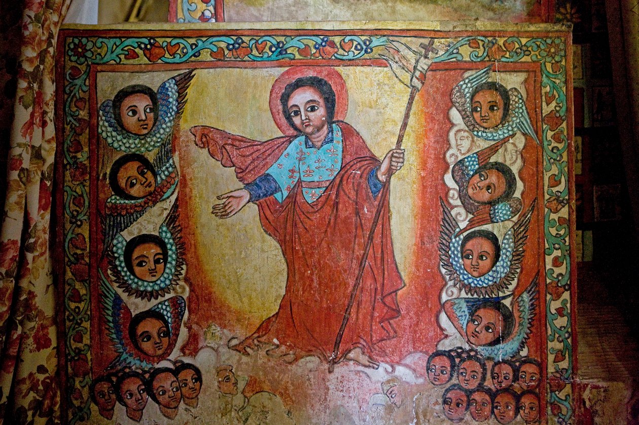 Narga Selassie Christliche Kirche, Insel Dek, Tana-See, Gondar Region, Äthiopien, Afrika von Unknown