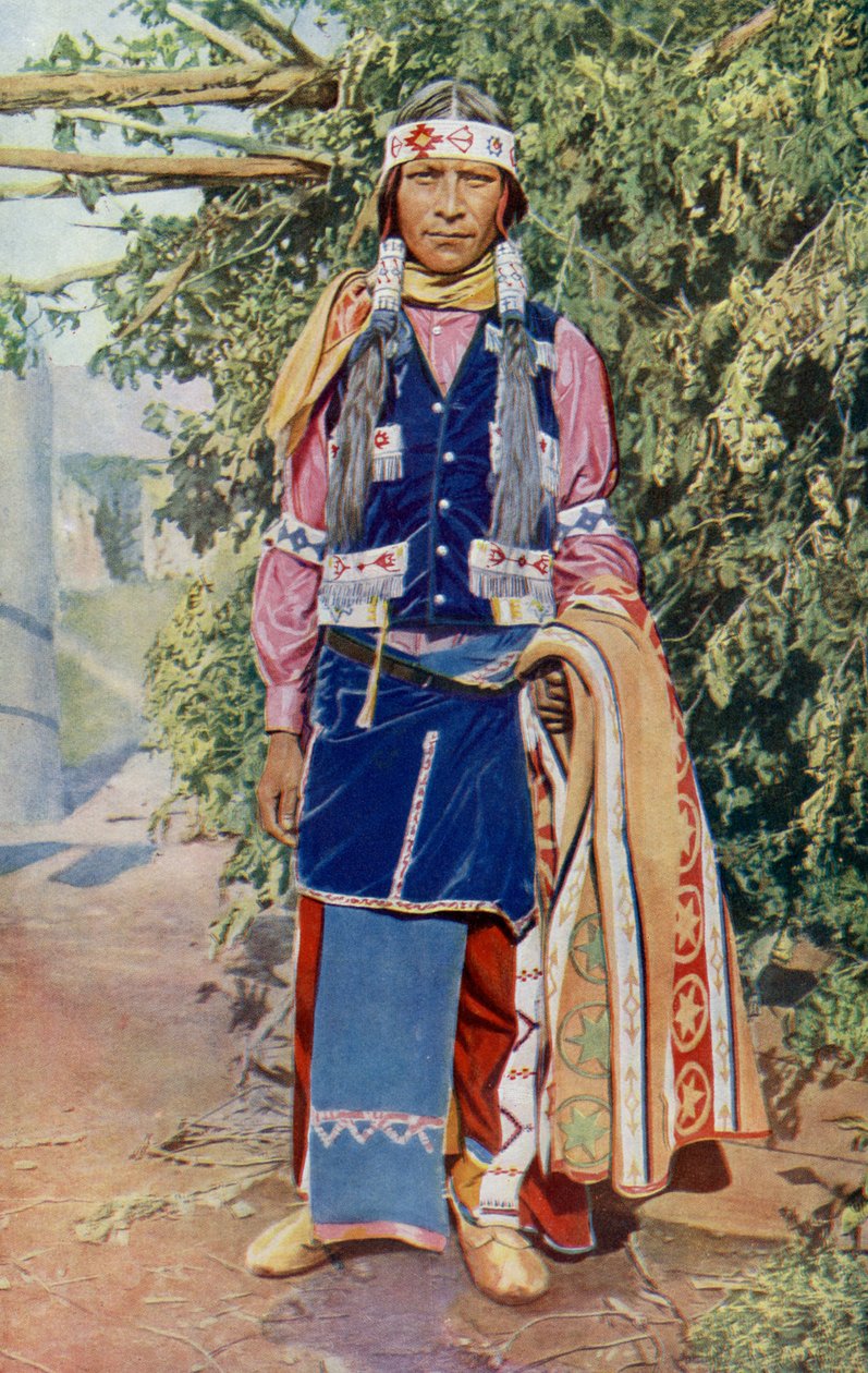 Nordamerika. Apache aus New Mexico. 1920 von Unknown