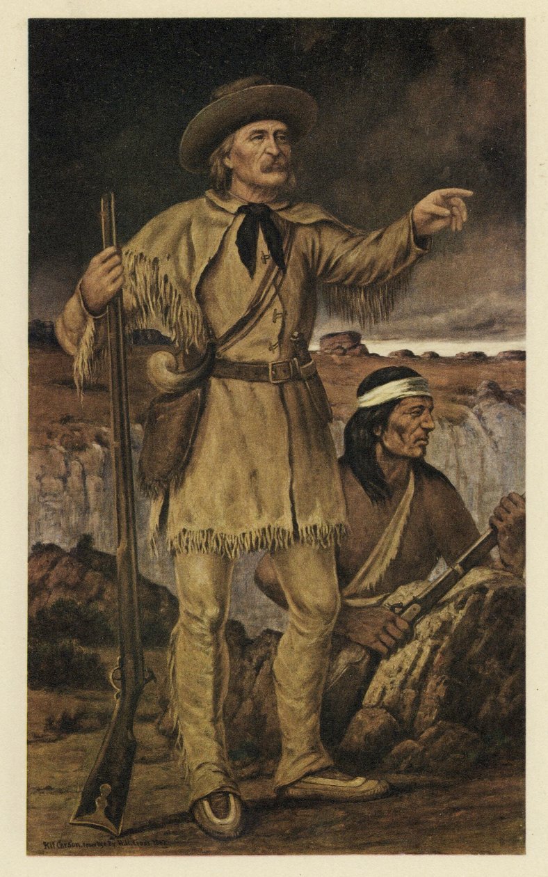 Christopher (Kit) Carson (1809 - 1868) von American School