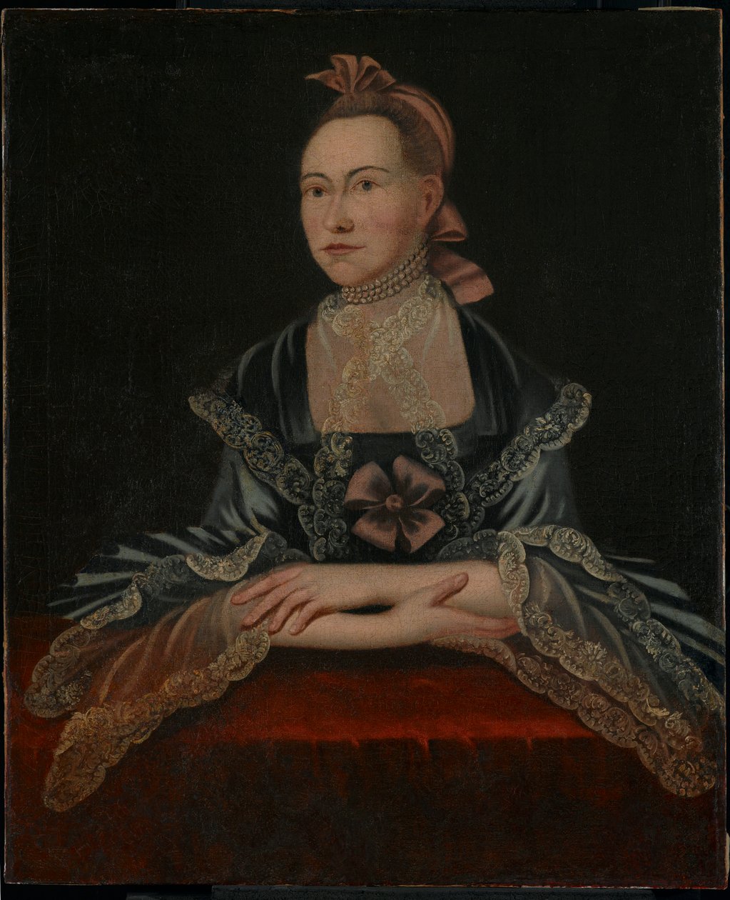 Porträt einer Frau, ca. 1765 von American School