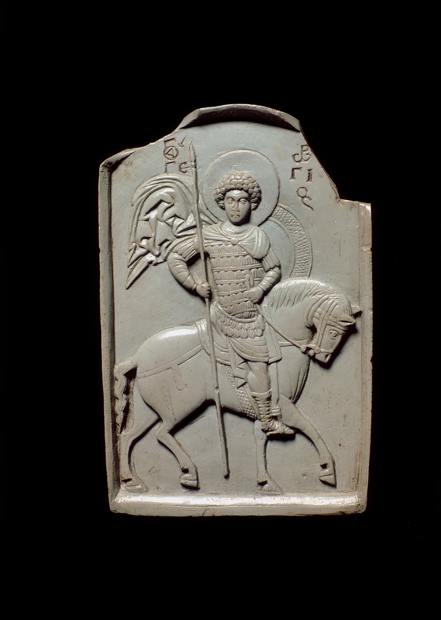 Kamee des Heiligen Giorgio: Byzantinisches Werk von Byzantine School