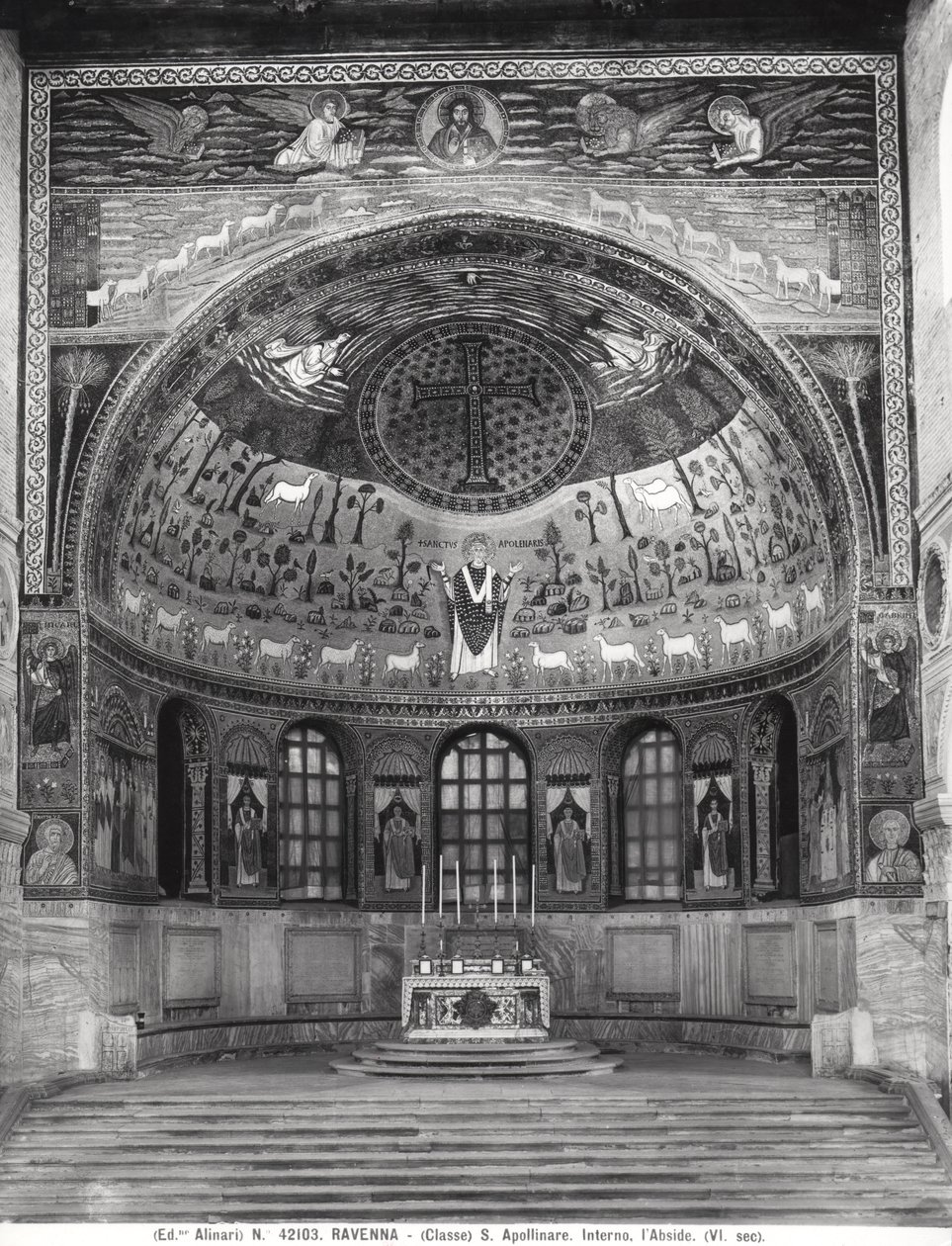 Ansicht der Apsis von Byzantine School