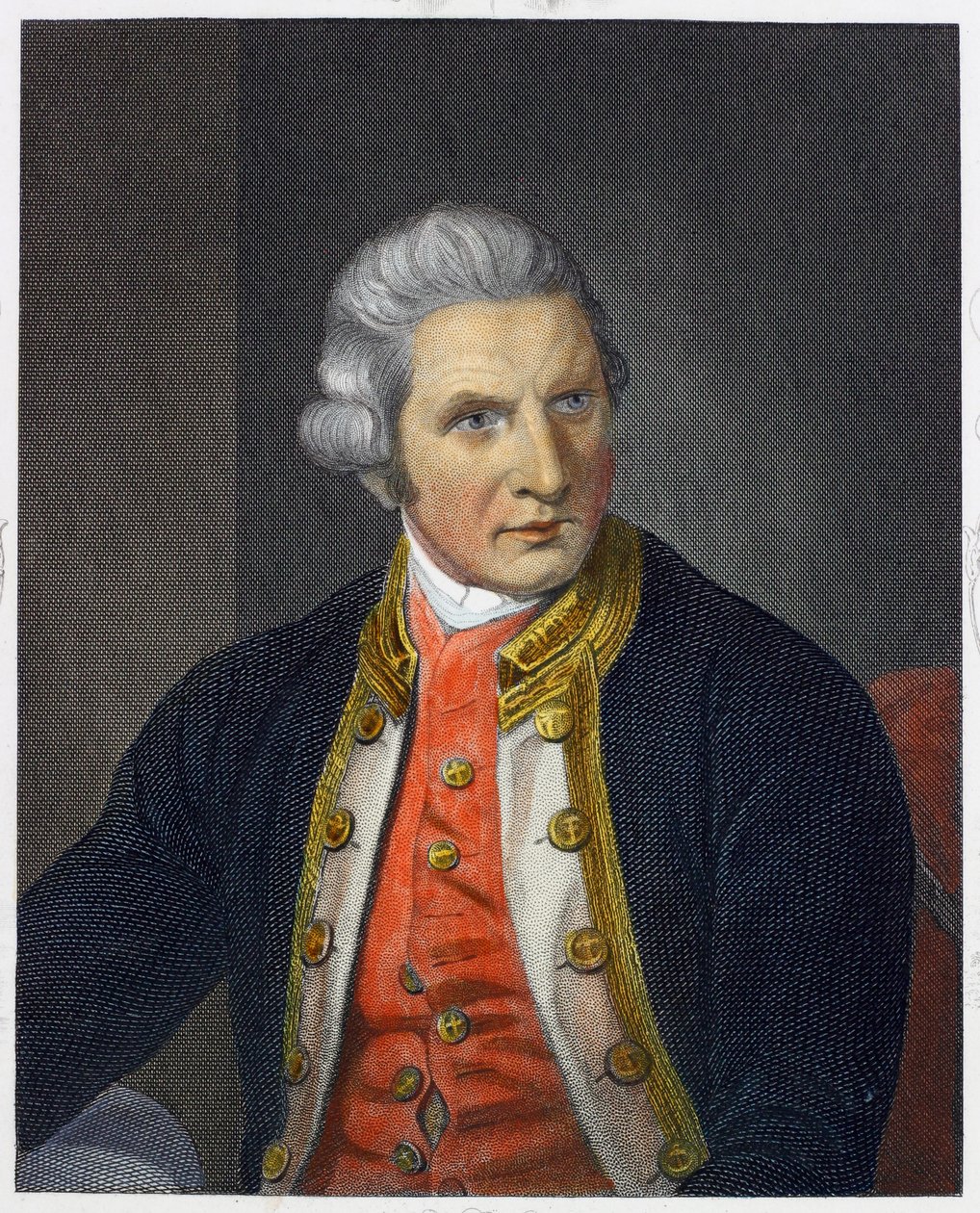 Kapitän James Cook von English School