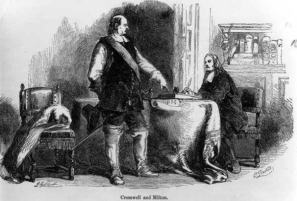 Cromwell und Milton von English School