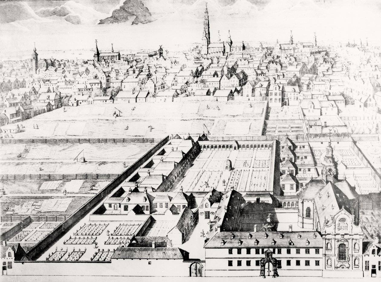 Ansicht von Antwerpen von Flemish School