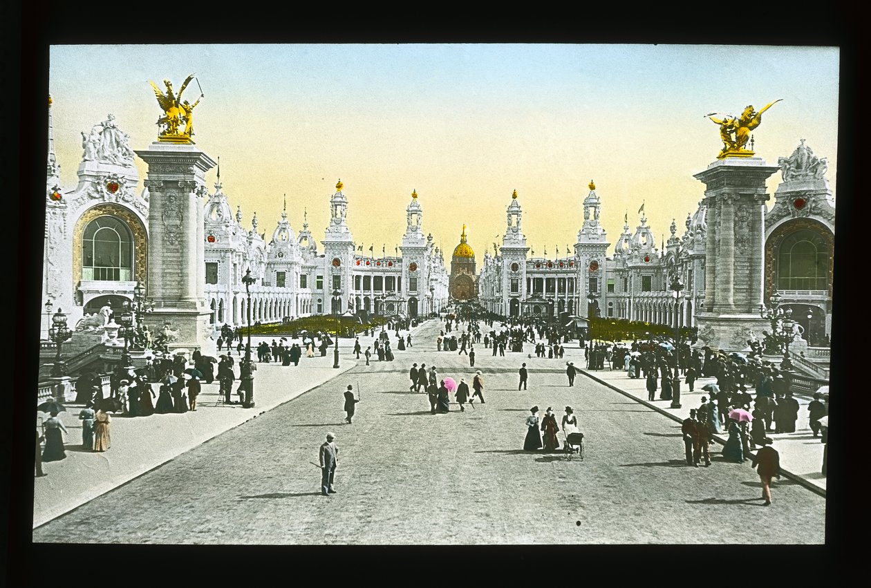 Pariser Weltausstellung: Pont Alexandre III, 1900 von French Photographer