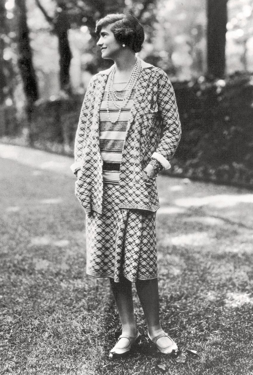 Porträt von Gabrielle Coco Chanel, 1929 von French Photographer