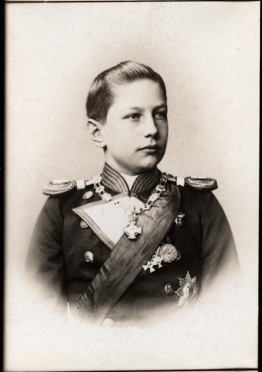 Porträt von Prinz Adalbert von Preußen (1884-1948) von French Photographer