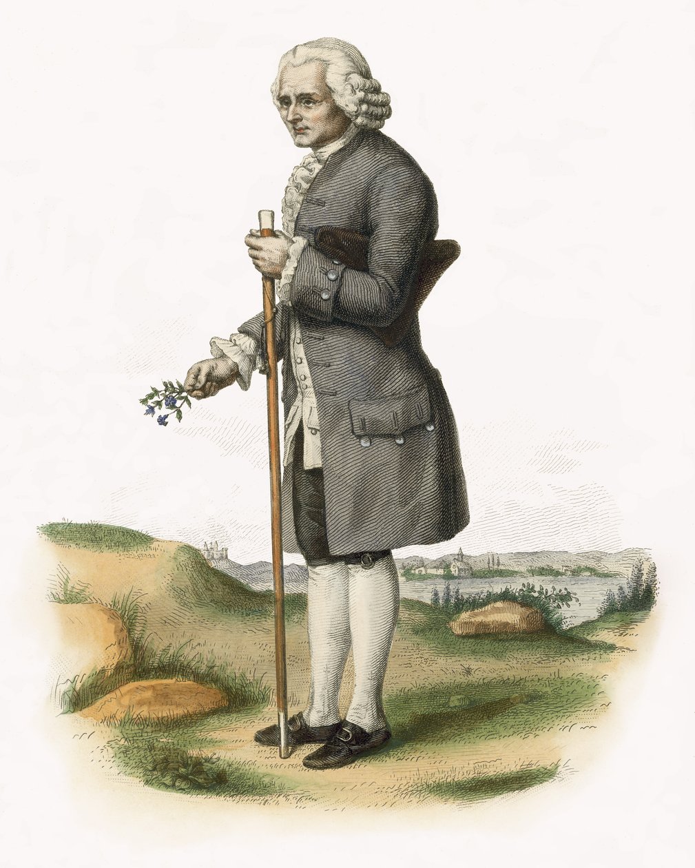 Jean Jacques Rousseau von French School