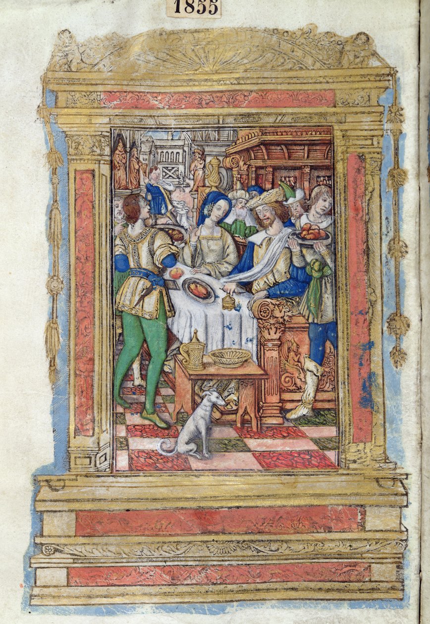 Lazarus und der reiche Mann von French School