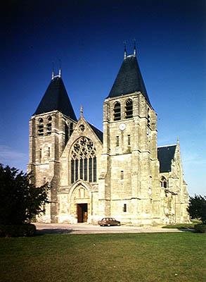 Ansicht der Kirche von French School