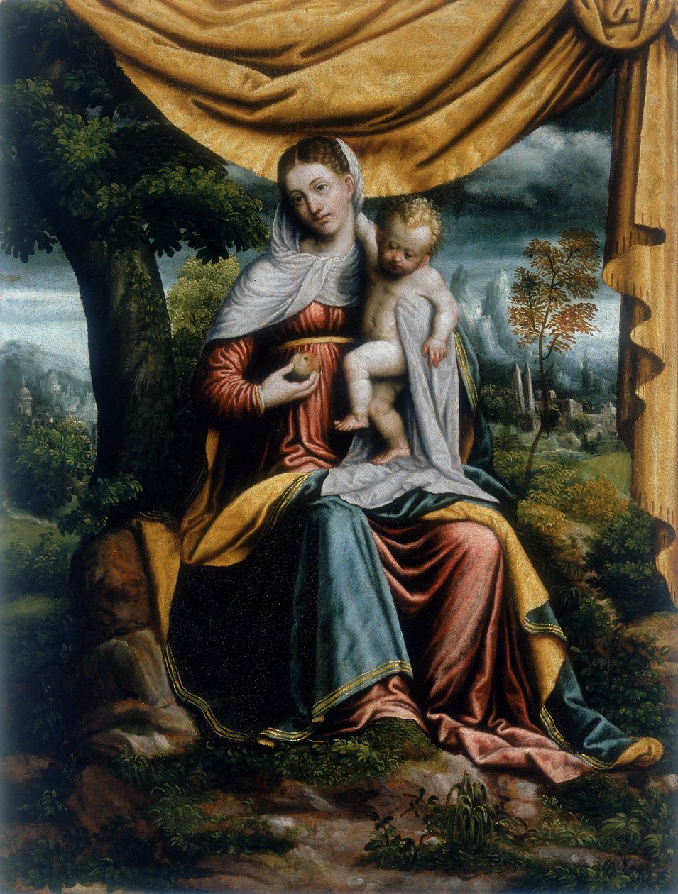 Madonna mit Kind von Italian School