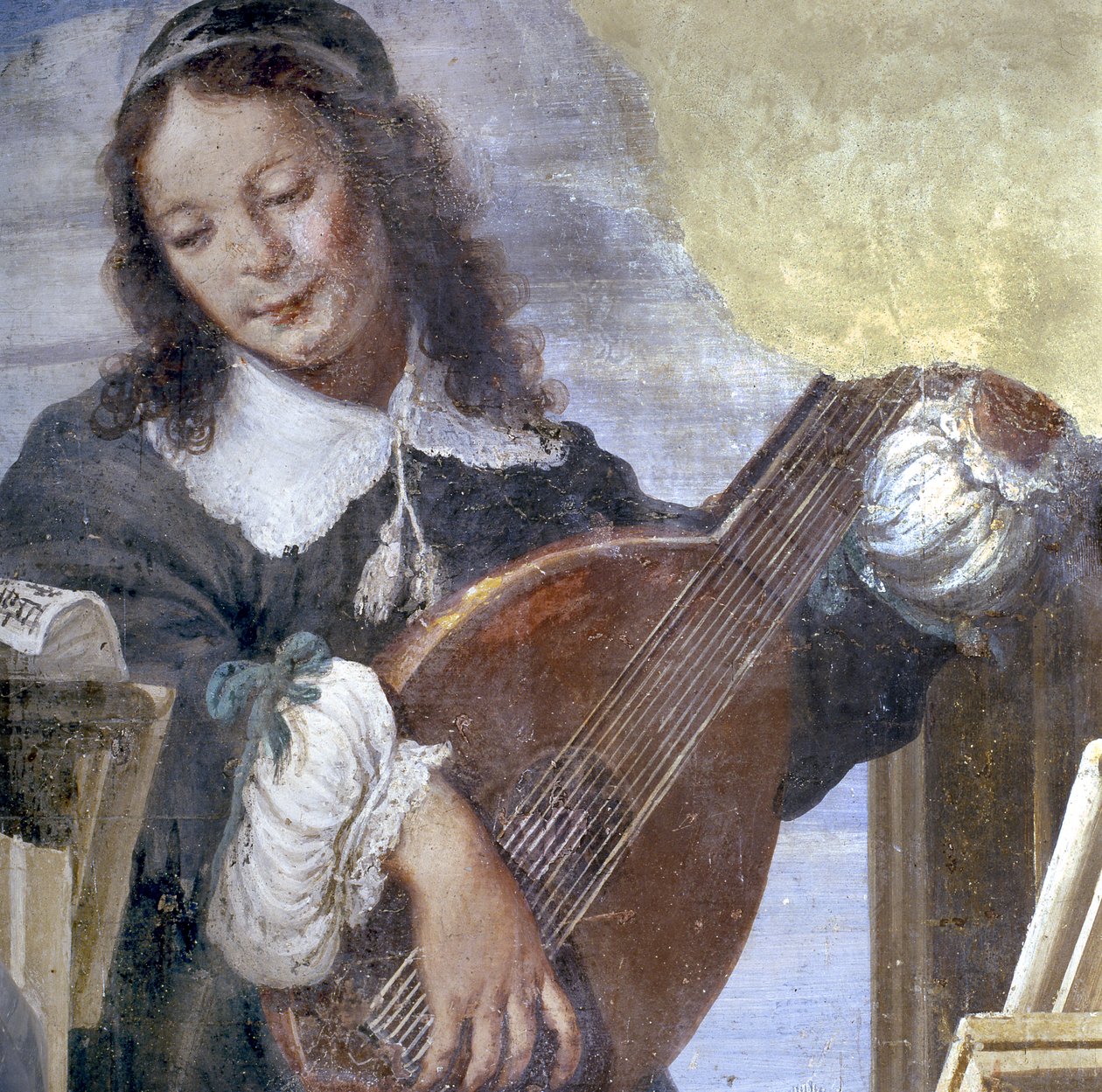 Musiker (Detail) von Italian School