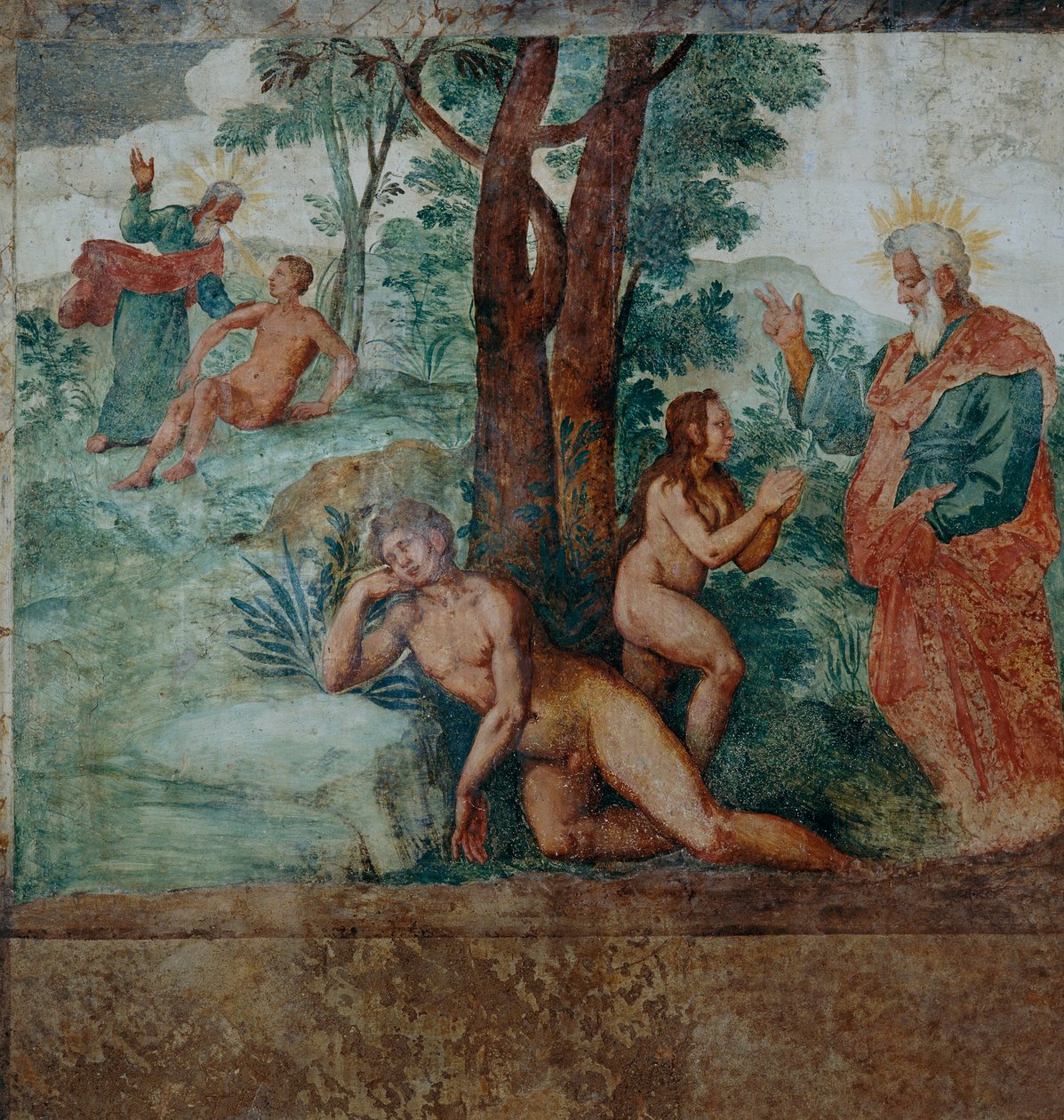 Die Erschaffung Evas von Italian School