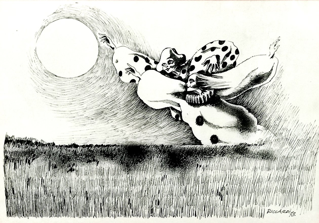G. C. Riccardi, Senza titolo, 1973, Italien von Gian Carlo Riccardi