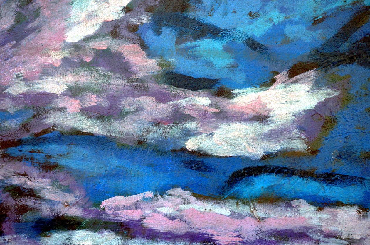 Blaue Strömung von Detlef B. Fischer