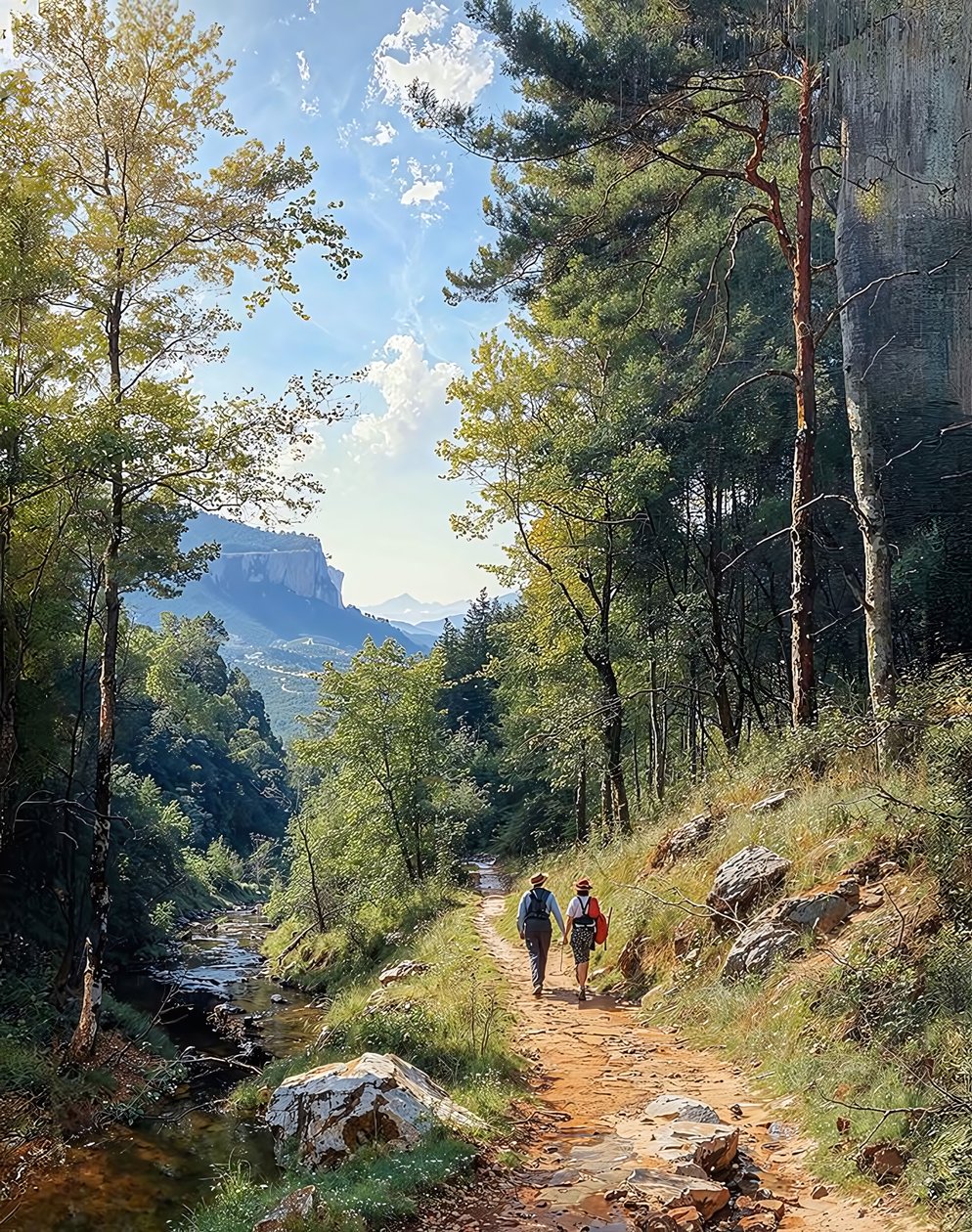 Dschungelwanderung durch Berge von F. Abderrahim